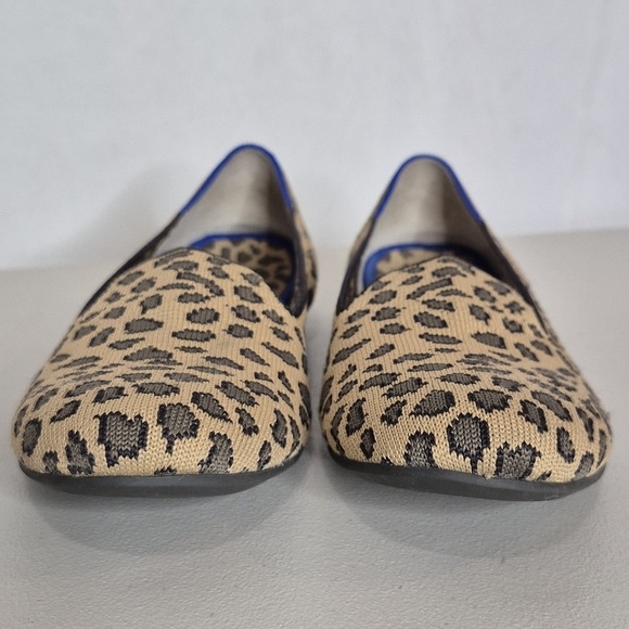 Rothy's The Loafer Spotted Leopard Print Round Toe Slip-On Flats Shoes - Size 8* - Picture 7 of 16